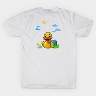 duck crayons draw T-Shirt